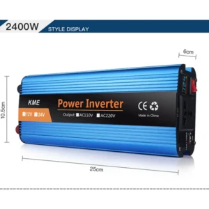 500W 1200W 1600W 2400W 12V 24V 36V 48V 60V to 220V Single Digital Display Smart Power Car Inverter Power Converter - AliExpress 13 - Color : 2400W - Output Voltage : 60v-220V