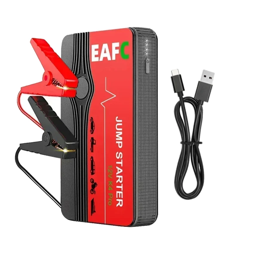 EAFC 600A Peak Car Jump Starter Power Bank, Portable 12V Battery Charger Booster with USB Port & SOS LED Light - AliExpress 34 - Color : gasoline 3.0L B - Ships From : GERMANY